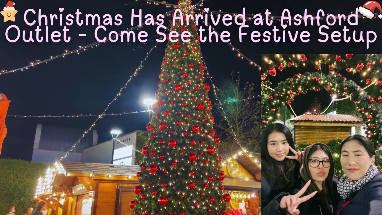 Walking Through Ashford Outlet’s Christmas Setup - Come See How They’ve Done It | New Vlog