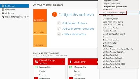 FSRM Window Server 2012R2 Part 2:   Configure Sharing Permission