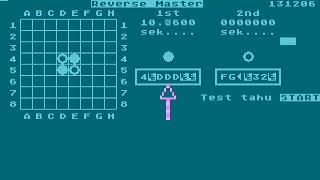ATARI 8BIT XL XE Reverse Master REVERSI 1989 R Simeček Simecek 400 800 600 1200 1400 1450 ATARIMANIA