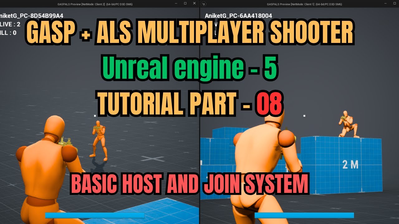 GASP+ALS V5 Multiplayer Shooter System | Tutorial Part - 8 | Unreal ...