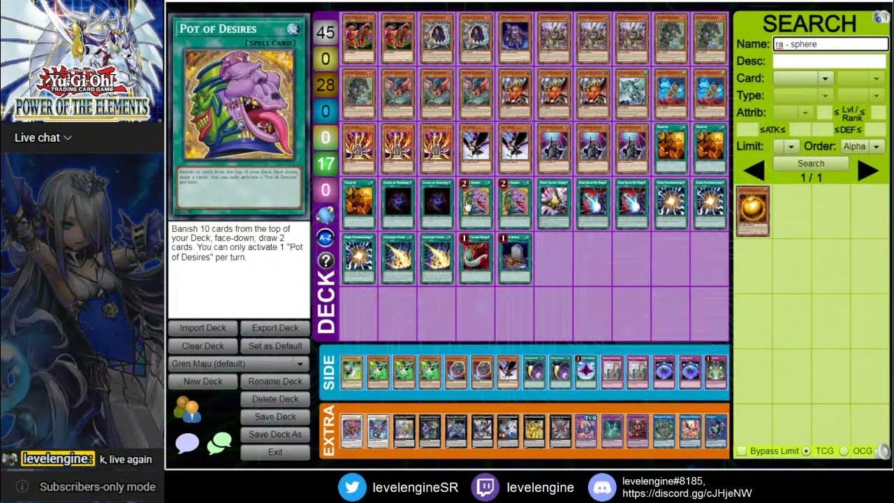 YuGiOh on Duelingbook with Gren Maju (+ custom card decks?) YouTube