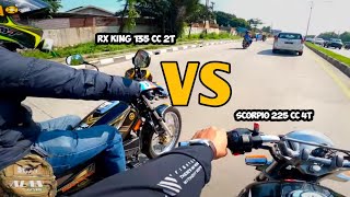 Test top speed Scorpio z standart ting-ting vs rx king porting‼️yamaha rx king 2022 terbaru