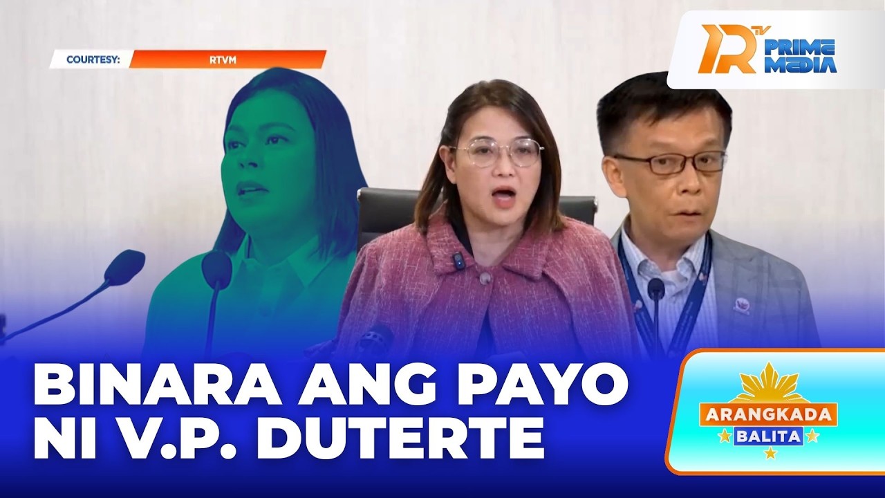 Palasyo, Binara si VP Sara Duterte sa Payong Magpadala ng Eroplano sa Middle East | Arangkada Balita