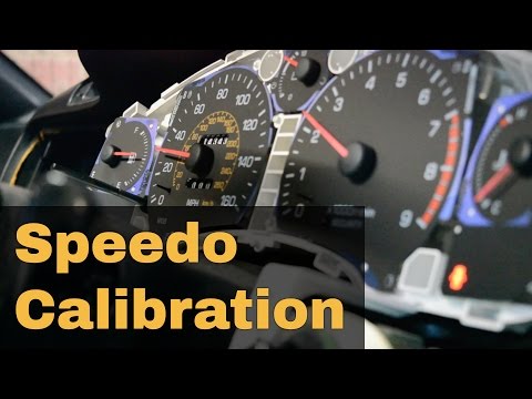 Speedo Calibration the Dangerous Way - MR2 Restoration