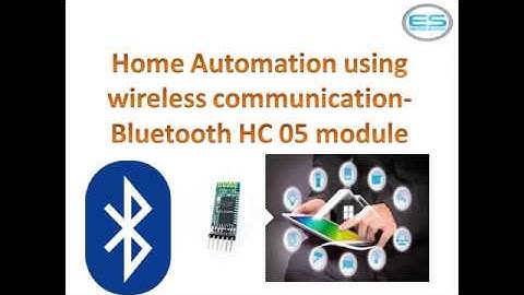 Home automation using wire less communication- HC05 Bluetooth module || EROTECH Solutions