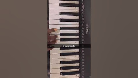 How to play C Major Scale in Keyboard? | Violin Rahul #shorts
