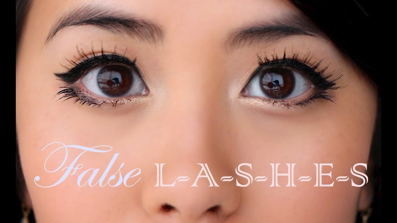 "How to Apply False Top & Bottom Eyelashes"; Natural, Comfortable