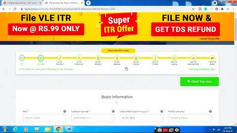 New ITR file only ₹99 | CSC VLE | Tax2win