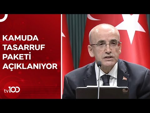 Mehmet Şimşek'ten Kamuda Tasarruf Paketi Açıklaması | TV100 Haber