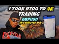 HOW I ANALYSED AND KILLED GBPUSD || R700 to 4K 😮😮