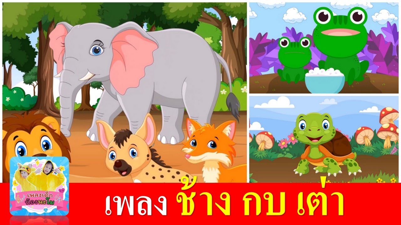 เพลงเด็ก ช้าง กบ เต่า | ช้าง ช้าง ช้าง | กบเอยทำไมจึงร้อง | เต่าเอ๋ยเต่า | เพลงเด็กอนุบาล