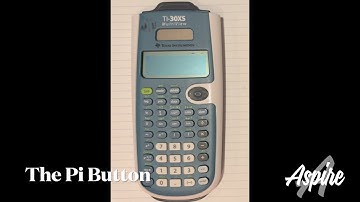 GED Math: The Pi Button on the TI-30XS Calculator