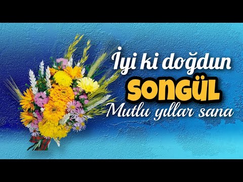 İyi ki doğdun Songül. Doğum günün kutlu olsun, mutlu yıllar sana. İsme özel doğum günü şarkısı