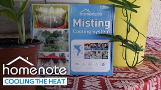 HOMENOTE Misting Cooling System 59FT - Pre-Assembled - Installation and Review