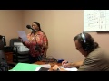 Sonia lawson recording a vo with vonhenry media