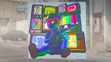 CS2 made LENTICULAR stickers Insane🔥🔥- CS2 Updated TV INSTALLATION Lenticular Sticker