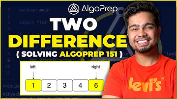 GFG Find Pair given Difference | Solving Algoprep 151 | Nishant Chahar