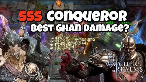 SSS Conqueror Codex. NO ARDEA, CERBERUS, MAGDA, CONSTANCE, VALDERON, YMIRET! 😎 Watcher of Realms