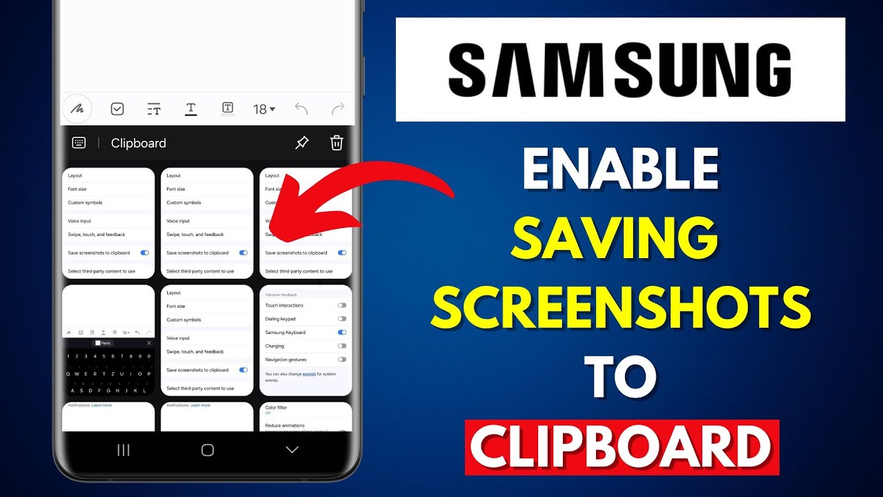 How to Enable Saving Screenshots to Clipboard on a Samsung Galaxy Phone ...
