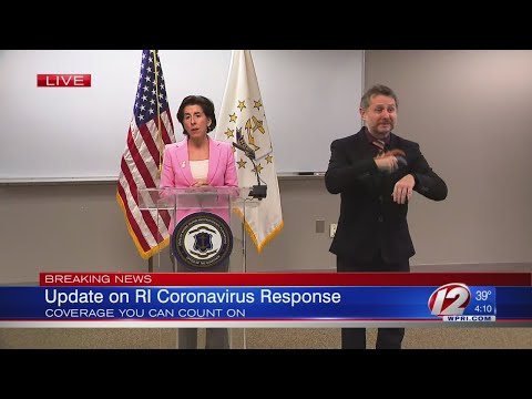 VIDEO NOW Gov Raimondo State Health Director New Information On RI Coronavirus Response 