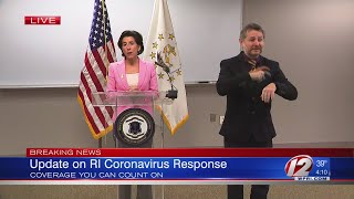 VIDEO NOW: Gov. Raimondo, state health director new information on RI coronavirus response