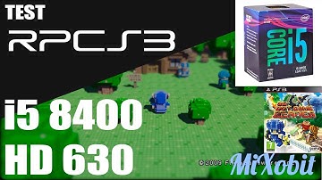 Rpcs3 3D DOT Game heroes i5 8400 intel HD 630