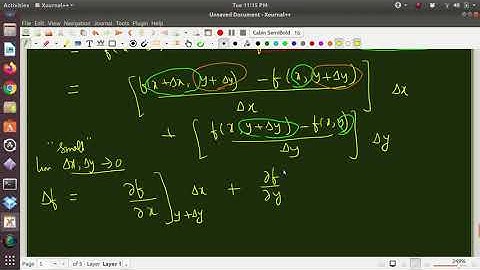 Partial differentials and Multivariable calculus - Part 1