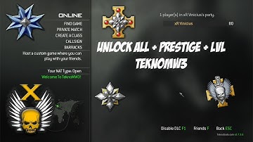 TeknoMW3 LVL/Prestige Hack Trainer 100% 2020