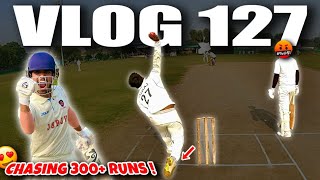 FIGHT for NO BALL😡| CRICKET CARDIO chasing 300+ Runs?🔥| 40 Overs Match Vlog