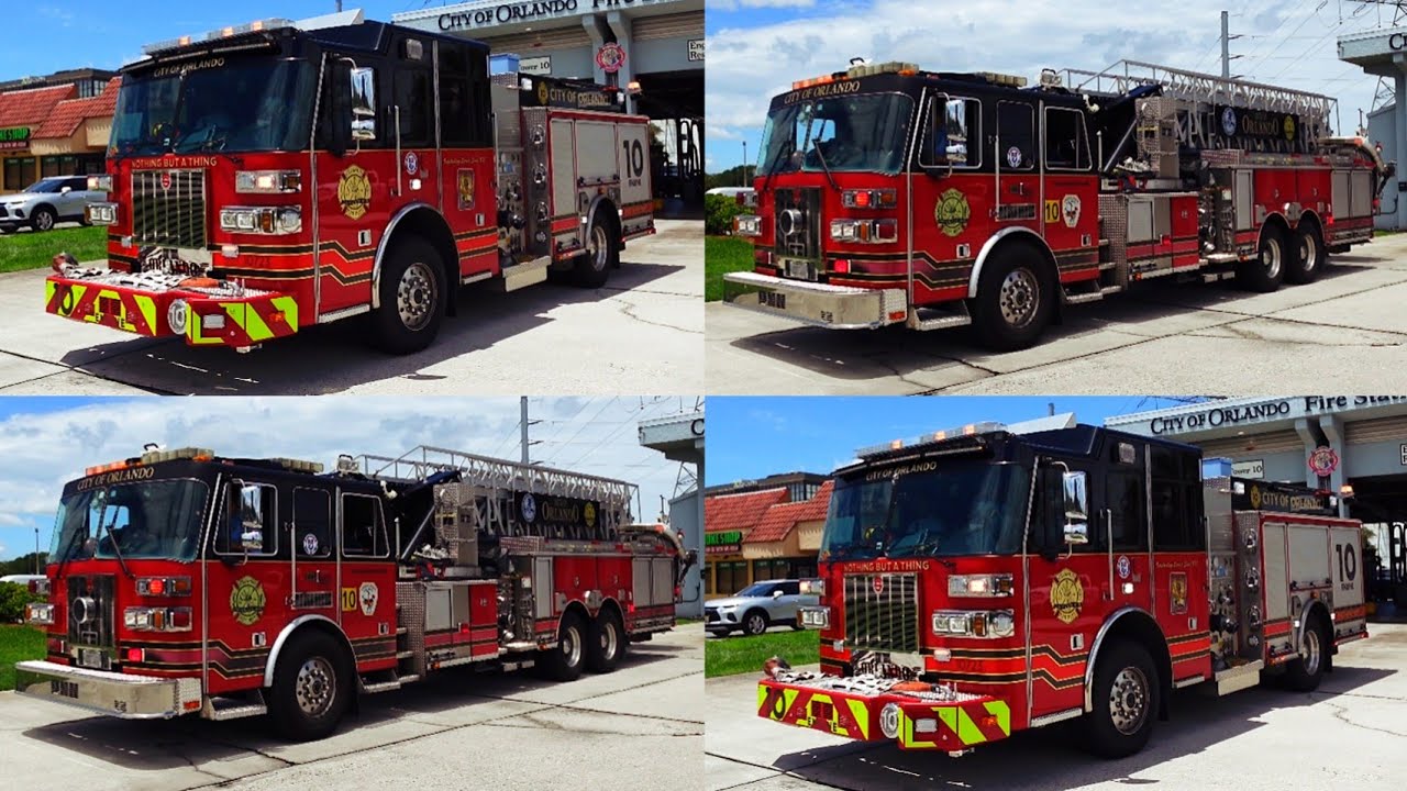 Orlando FD | Station 10 Responses (Engine 10, Tower 10 *SPARE*, Medic 171)