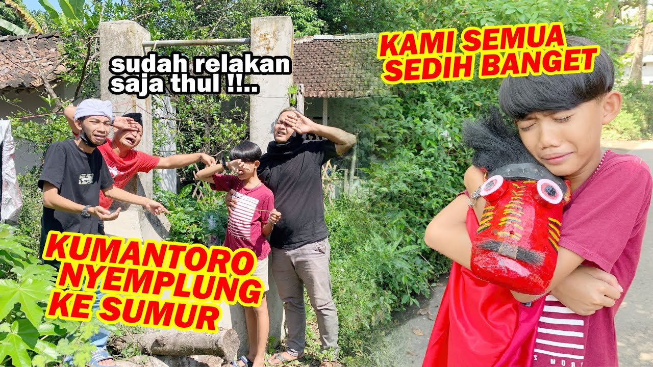 SAMPAI JUMPA KUMANTORO !! Barongan lucu kesayangan Enthul nyemplung ke sumur