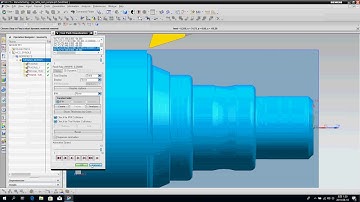 NX Cam Turning Tutorial  for Beginners. OD use IPW. (#1 ~ #8)