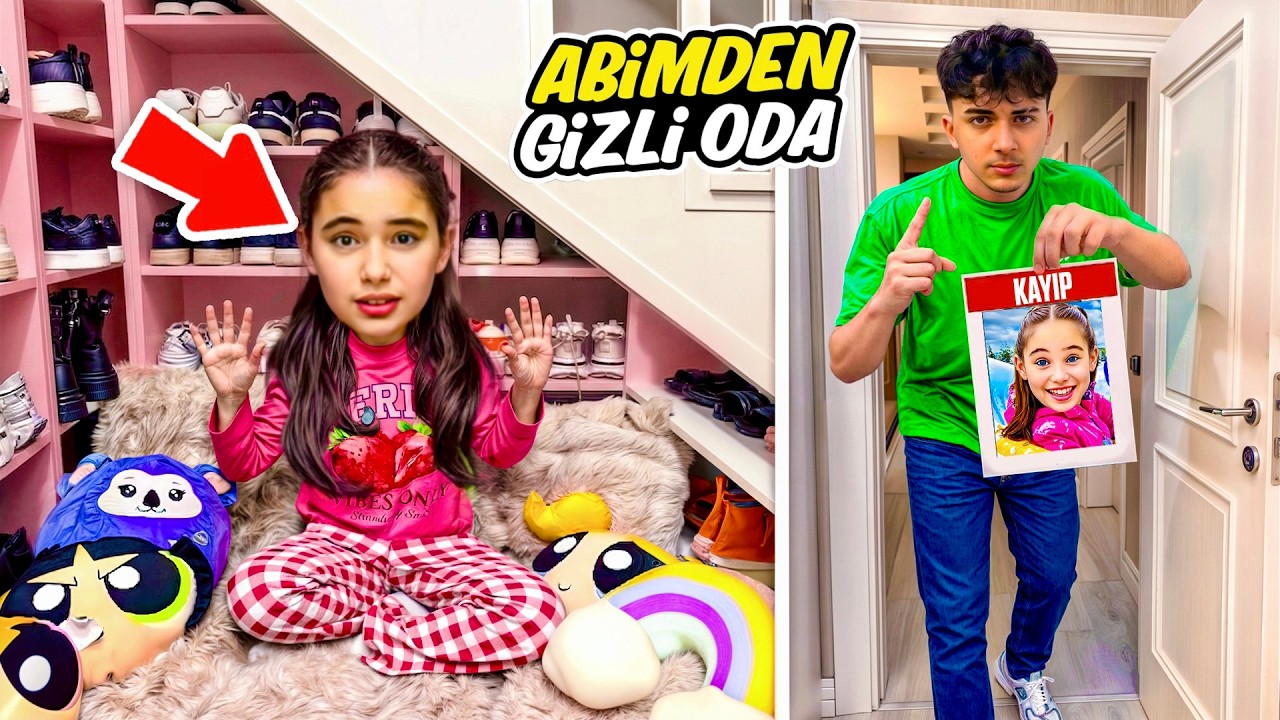 ELİF SİNEM ABİMDEN GİZLİ ODAYA KAÇIŞ !! ODAMI TAŞIDIM !! 