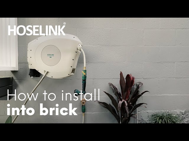 Hoselink USA - How to Install Our Retractable Garden Hose Reel on