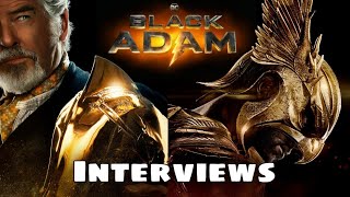 DC World interviews with Pierce Brosnan and Aldis Hodge for the new DC movie Black Adam.