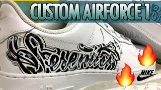 nike air force graffiti