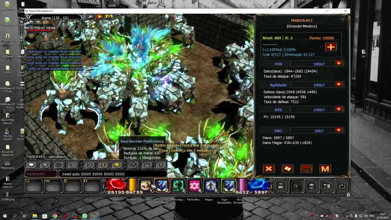 COMO USAR O /OFFATTACK CORRETAMENTE