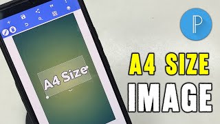 Pixellab Me A4 Size Photo Kaise Banaye | Pixellab A4 Size Paper Size | Pixellab A4 Size Ratio