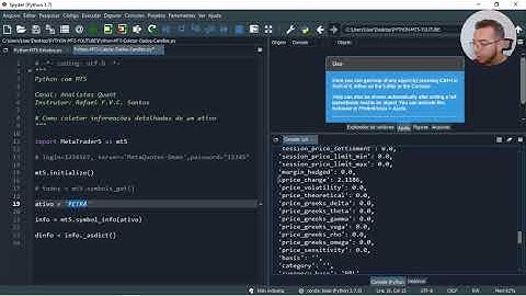COMO COLETAR INFORMAÇÕES DETALHADAS DE ATIVOS FINANCEIROS COM PYTHON E MT5