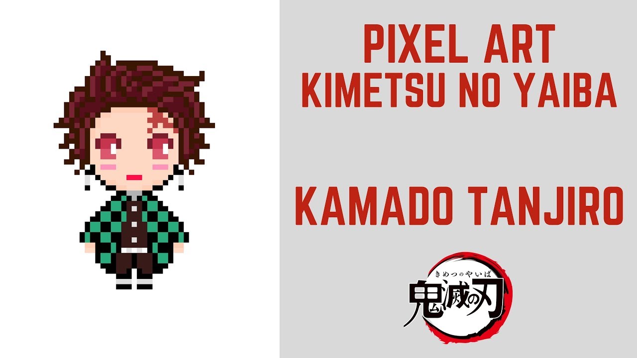 Featured image of post Demon Slayer Tanjiro Pixel Art Grid : Modern tanjiro kimetsu no yaiba live wallpaper.