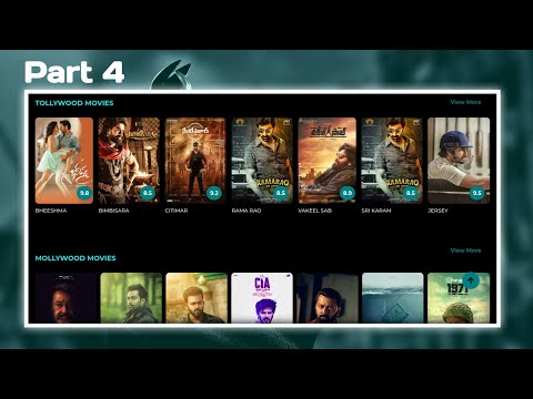 How To Create a Responsive Movie Website Using HTML CSS only | Create a ...