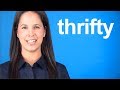 How to Say THRIFTY -- American English pronunciation