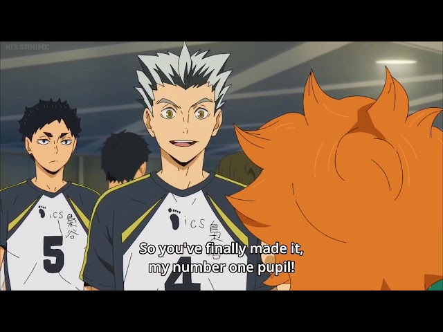 The Way Hinata and Bokuto Support Each Other!❤ 《HAIKYUU CUTE MOMENTS!》 class=