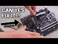 Can YES Fix it...?! B150 with 10 Bent Pins... A GTX 980 Ti That Doesn't POST?!