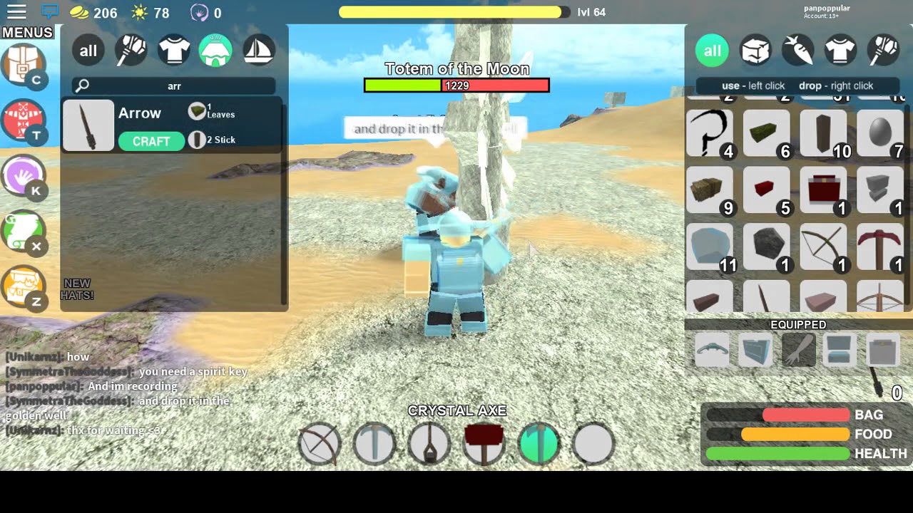 New Island On Booga Booga Usage Of Spirit Key Youtube - spirit key roblox booga booga