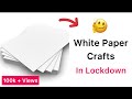 Easy and Cheap White Paper Craft Ideas | DIY White Paper Craft | DIY Craft | Paper Crafts | Tutorial