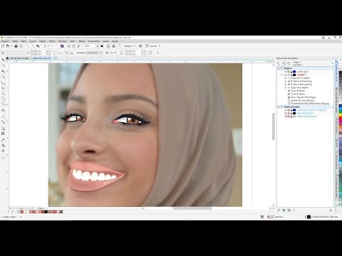CURSO COREL DRAW DESENHAR OLHOS TUTORIAL CARICATURAS