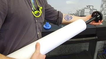 Loading Paper - HP Designjet T730 (How to)