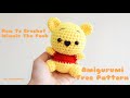 Part 1  how to crochet winnie the pooh  step by step tutorial  amigurumi free pattern