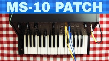 KORG MS-10 LEAD PATCH SOUND DESIGN TUTORIAL ~ Synthesize This! Ep.26